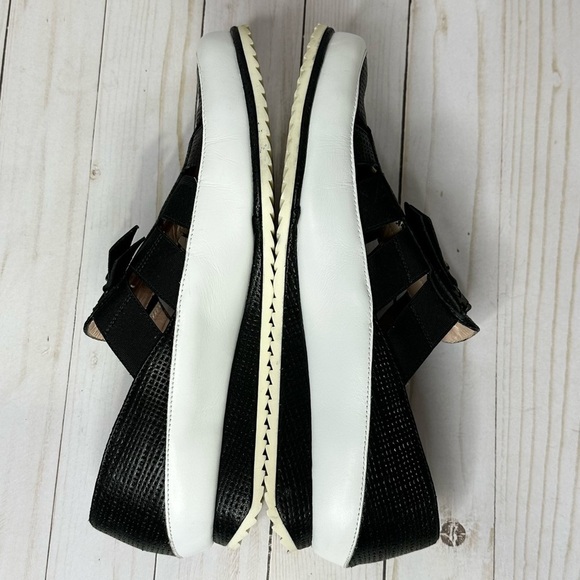Stuart Weitzman Black and White Getaway Sneakers - Picture 10 of 14